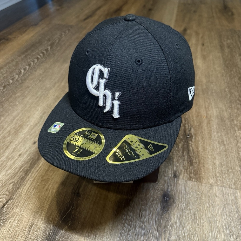 Chicago White Sox Hat New Era Cap 7 5/8 Low Profile City Connect '21 Old English